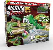 Magic Tracks Dino Chomp Glow In The Dark Racetrack Set ...