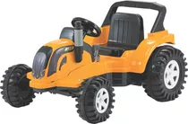 Carrinho Infantil Elétrico 12v Biemme Amarelo Big Valtra