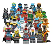 Kit 24 Bonecos Legais Ninjago Ninjas Blocos Montar Promoção