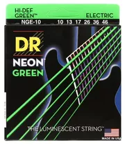 Encordado Para Eléctrica Dr Neon Green Nge-10 010-046