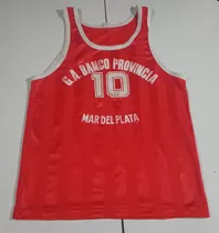 Camiseta Básquet Banco Provincia Mar Del Plata #10 Años '70 