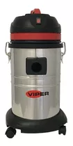 Aspiradora Industrial De Tacho Viper Lsu9 35l  Plateada, Negra Y Roja 110v-120v 60hz