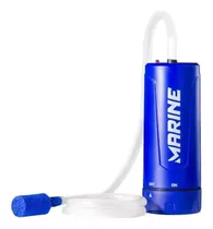 Oxigenador Marine Sports Silent P/ Iscas Vivas Air Pump Azul