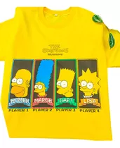 Remera Los Simpson Arcade Kevdylan Personalizado