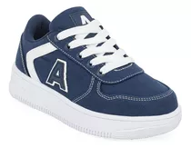 Zapatillas Addnice Skate Niño Niña Azul 4 Solo Deportes