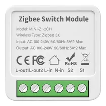 Mini Smart Switch Zigbee, 2 Salidas. Nuevo 