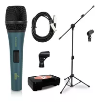 Kit Arcano Microfone Platinum-b88 Xlr-xlr + Pedestal Pmv