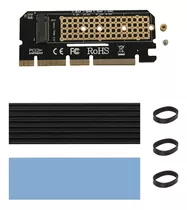 Adaptador Ssd M.2 Nvme Pci-e 4x 8x 16x + Dissipador De Calor