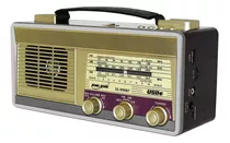 Rádio Am Fm Compacto Modelo Antigo Retrô Bivolt 110/220v
