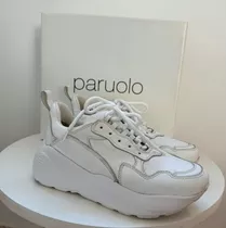 Paruolo Zapatillas 100% Cuero Vacuno Impecables