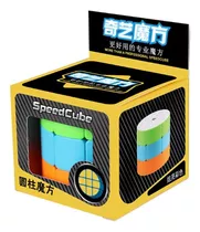 Cubo Rubik Cilindro Qy Speed Cube 3x3 Stickerless + Manual 