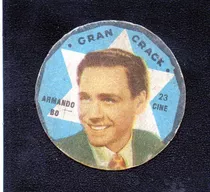 Gran Crack 1957, Figurita N° 23 Armando Bo, Actor. Mira!!!