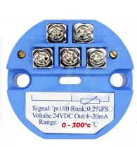 Módulo Transmissor De Temperatura Pt100  0 - 300°c 4-20ma.