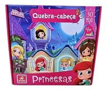 Quebra Cabeca Mdf Com 30 Peças De Princesas 2525 - Bcriança