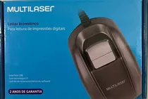 Leitor Biométrico Digital Multilaser Novo Lacrado 