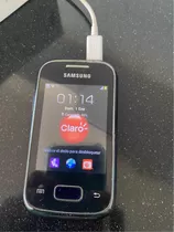 Celular Samsung Galaxy Pocket Negro En Funcionamiento