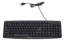 Verbatim Slimline Keyboard Cableado Con Accesibilidad Usb Y