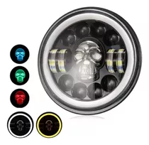 Foco Led Jeep Ojo De Angel Jepp 7 Pulgadas Esqueleto Unidad