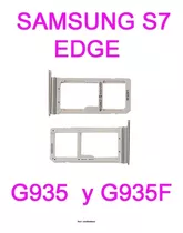 Bandeja Porta Sim Samsung Galaxy S7 Edge G935 G935f Plateada