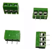 Conector Bornera Terminal Para Pcb 3 Pines ( Pack 10 U. )