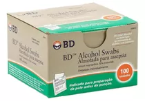 Álcool Sache Asséptico Caixa Com 100 Unidades (swab) - Bd