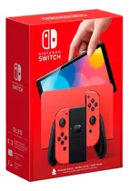 Nintendo Switch Oled 64gb Mario Red Cor  Vermelho