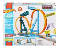 Hot Wheels Track Builder Pista Kit Loops Ajustaveis - Mattel