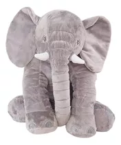 Almofada Elefante Pelúcia Travesseiro Bebê Antialérgico 80cm