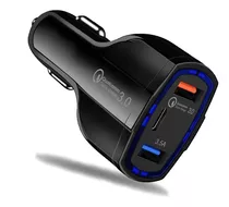 Cargador Universal Auto Camion Usb C Carga Rápida 3.0 Pd 35w