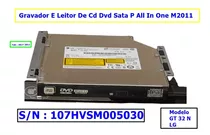 Drive Leitor Gravador De Cd Dvd All In One Aoc M2011 Evo