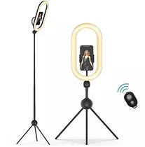 Selfie Ring Light Con Soporte Para Trípode, 14  Led Halo Lig