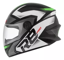 Capacete Para Moto Fechado Integral R8 + Narigueira Borracha