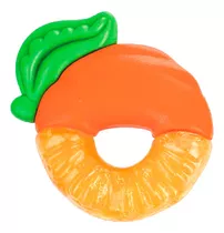 Cepillo Para Bebés Nuby Fruit Teeth Con Gel, Color Naranja Y Naranja