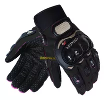 Guantes Mujer  Protección Moto Ciclistas Bici Dama Deportivo