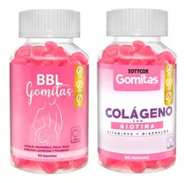 Pack Aguaje Bbl + Colágeno 100g Para Adultos Gomitas Sottcor