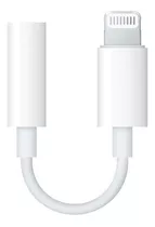 Adaptador Auriculares 3.5mm Compatible iPhone 11 12 13 14 Color Blanco