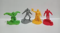 Lote Bonecos Avengers Vingadores Plástico 5 Cm Toyng Marvel 