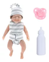 Boneca Mini Reborns 6 Polegadas Baby Girl Corpo Inteiro Vini