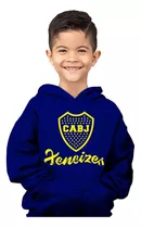 Buzo Canguro Para Niño De Boca Juniors - Futbol - Diseños