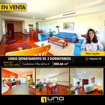 Departamento En Venta En Edificio Las Villas Del Sur Ii