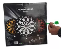 Jogo De Dardo Profissional De Parede Alvo Magnético 40cm Imã