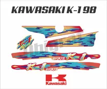 Kit Calcos Kawasaki 98 Simil Original