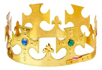 Corona Rey Dorada Gemas Príncipe Reina Tiara-ciudad Cotillón