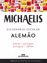 Michaelis Dicionário Escolar Alemão, De Keller, Alfred Josef. Série Michaelis Escolar Editora Melhoramentos Ltda., Capa Mole Em Português, 2016