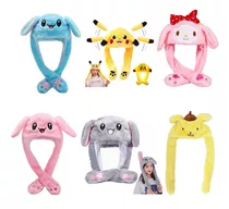 Gorro Kawaii De Conejito Con Luces Mueve Las Orejas Niñas