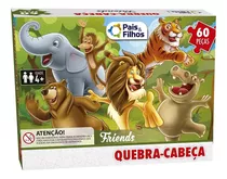 Quebra-cabeça Brinquedo Infantil Friends 60pcs