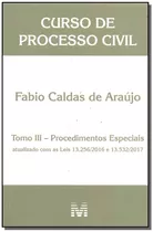 Curso De Processo Civil - Tomo Iii - 1 Ed./2018, De Araújo, Fabio Caldas De. Editora Malheiros Editores Ltda, Capa Mole Em Português, 2018