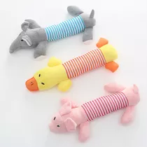 Brinquedos De Pelúcia Pet Para Cães E Gatos Happy Day Apito Cor Girafa Desenho Girafa