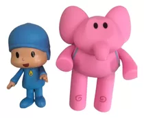 Pocoyo Y Elly  Figuras Articuladas  Set De 2 Piezas Juguete