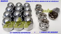 Tuercas Seguros De Llanta De Aros De Rueda Cromadas Hx 21